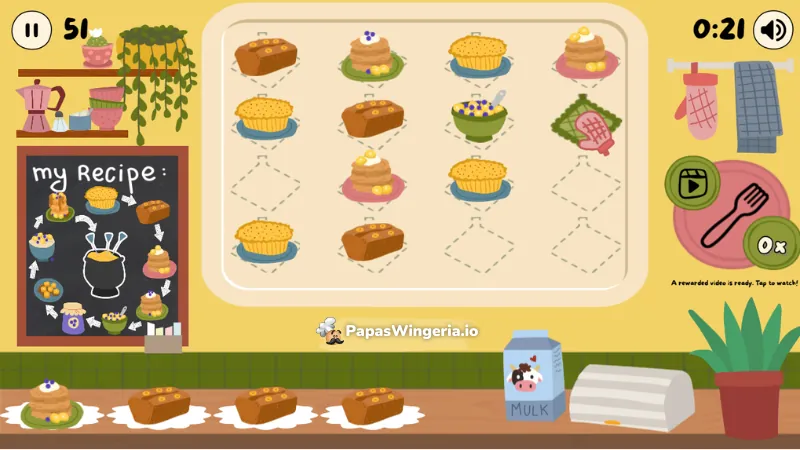 Cozy Kitchen Merge Casual Game Online