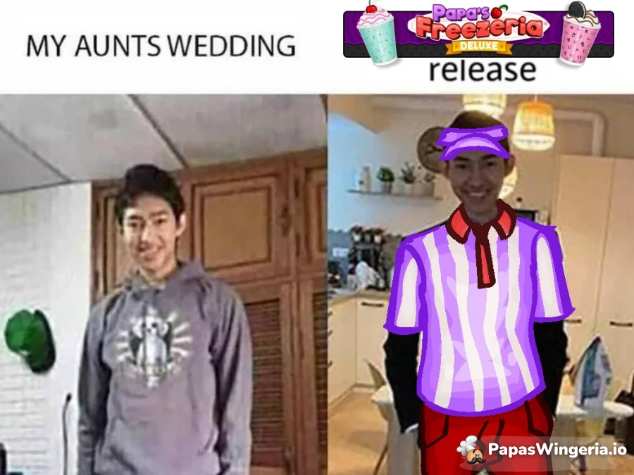 Papa’s Freezeria wedding update meme