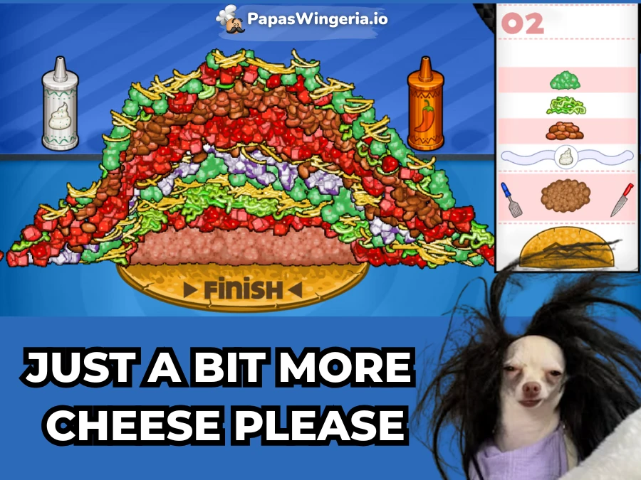 Papa’s Taco Mia cheese meme