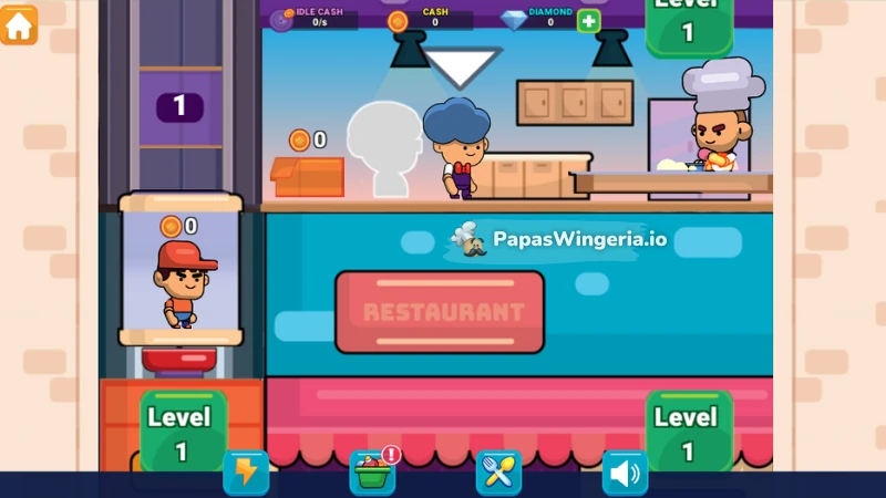 Idle Restaurant Tycoon Game Online