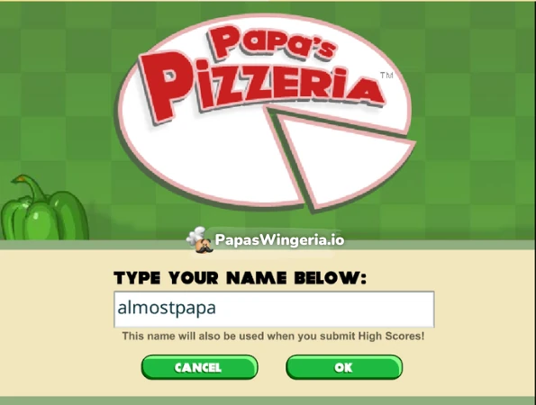 Papa's Pizzeria Cheating