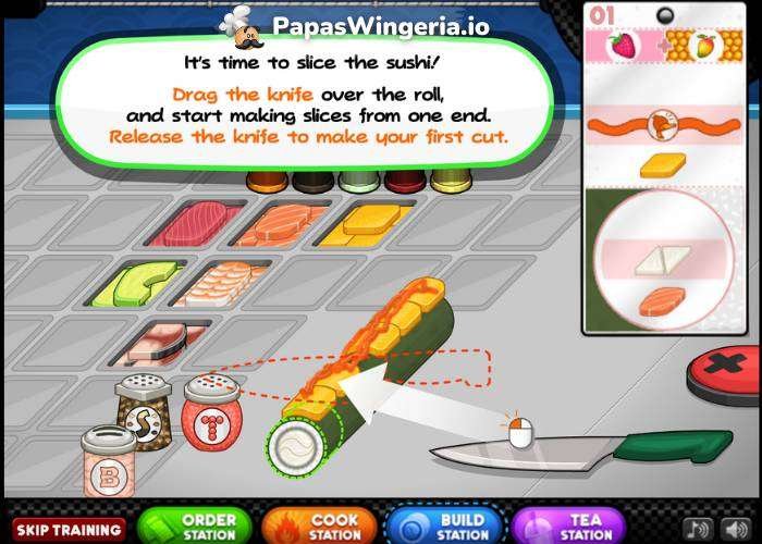 Papa's Sushiria How to Roll