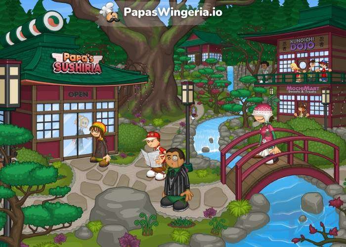 Papa's Sushiria Japanese Town