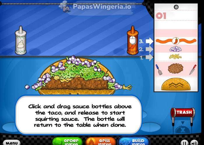Papa's Taco Mia Build Station Tutorial