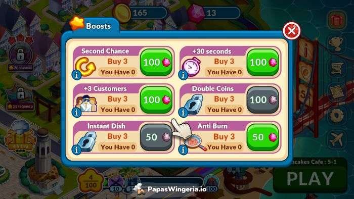 cooking festival boosters