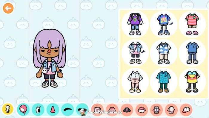 toka world restaurant dress up characters