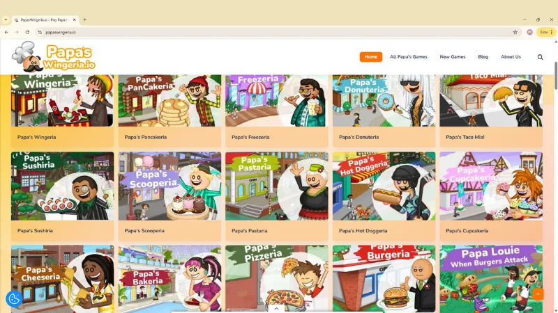 PapasWingeria.io Papas Games Without Flash