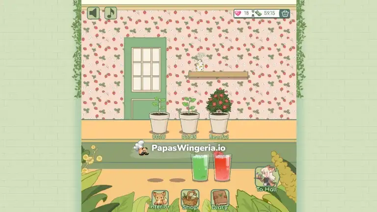 cozy animal cafe herbs