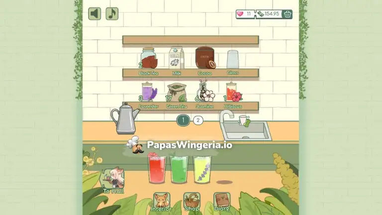 cozy animal cafe kitchen