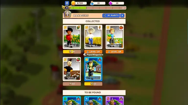 Idle Farm Manager Cards