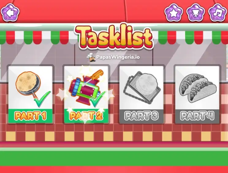Taco Restaurant Levels