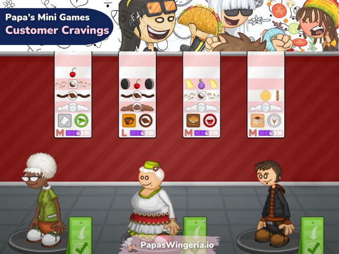 Customer Cravings Mini Game