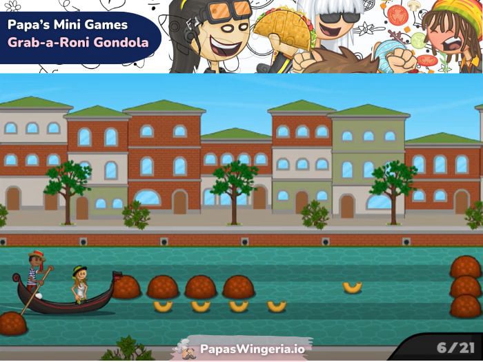 Grab a roni Gondola mini game