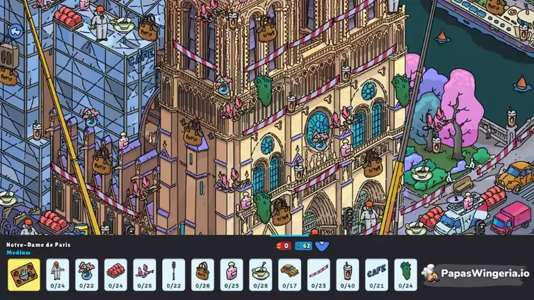 Hidden Objects Gameplay Notre Dame
