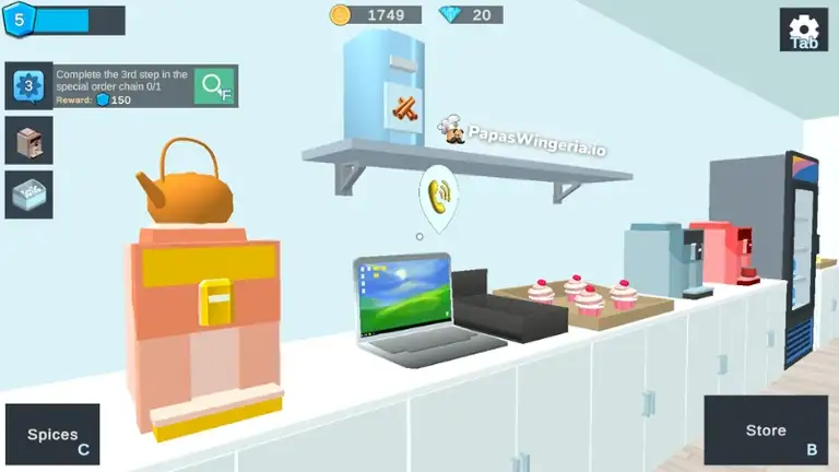 cozy cafe simulator gameplay screenshot - stations
