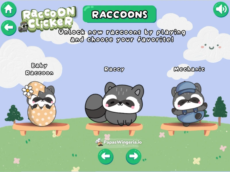 Raccoon Clicker Play Animal Game Online